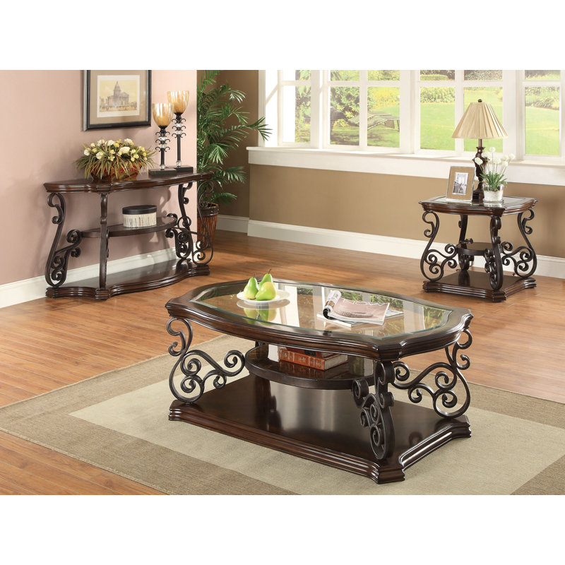 Astoria Grand Bearup 3 Piece Coffee Table Set & Reviews Wayfair